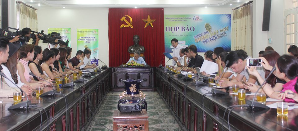 Giám đốc Sở Văn hóa, Thể thao Hà Nội Tô Văn Động chủ trì họp báo